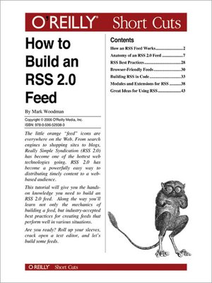 cover image of How to Build an RSS 2.0 Feed